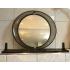 Oval space age mirror with plateau